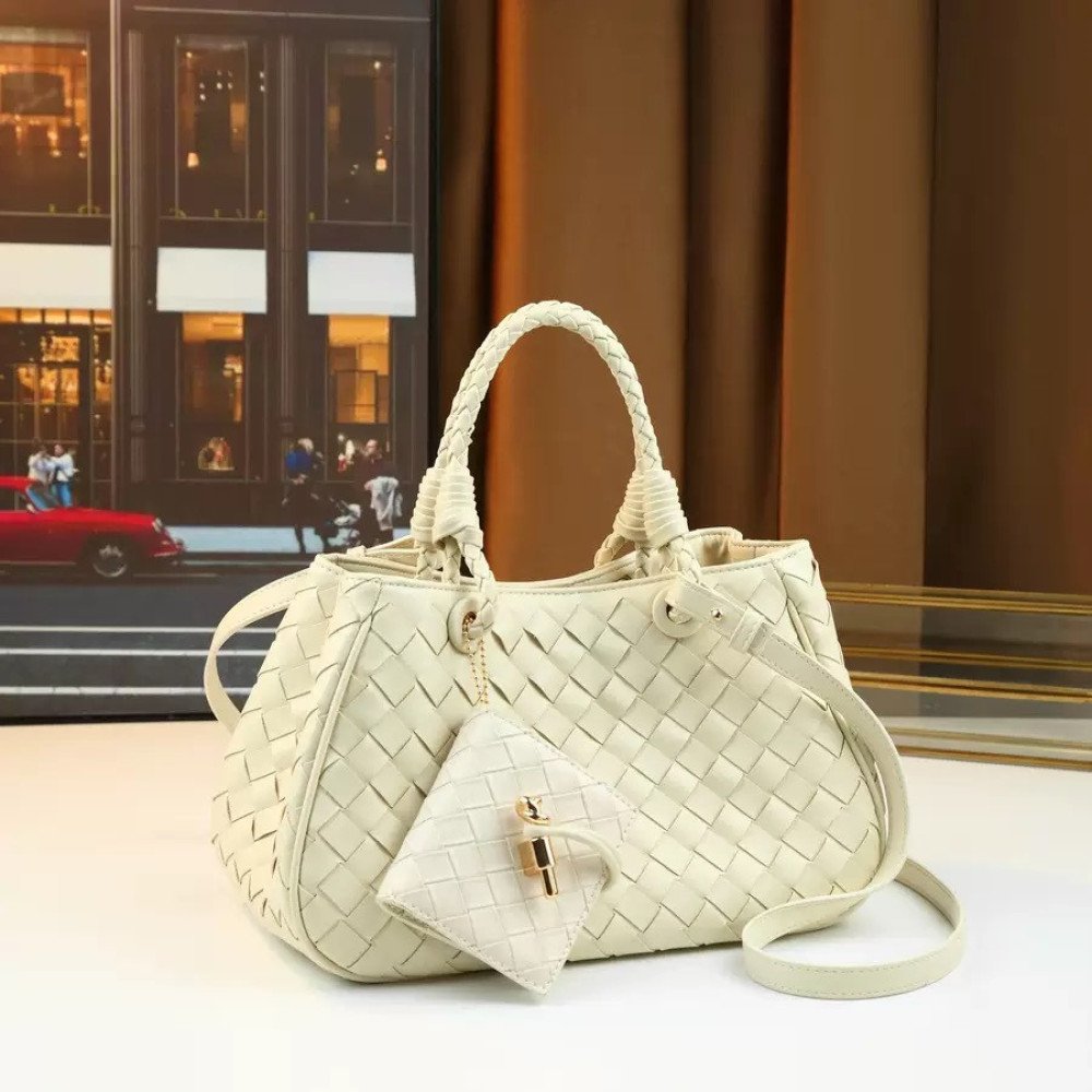 Woven Tote Handbag