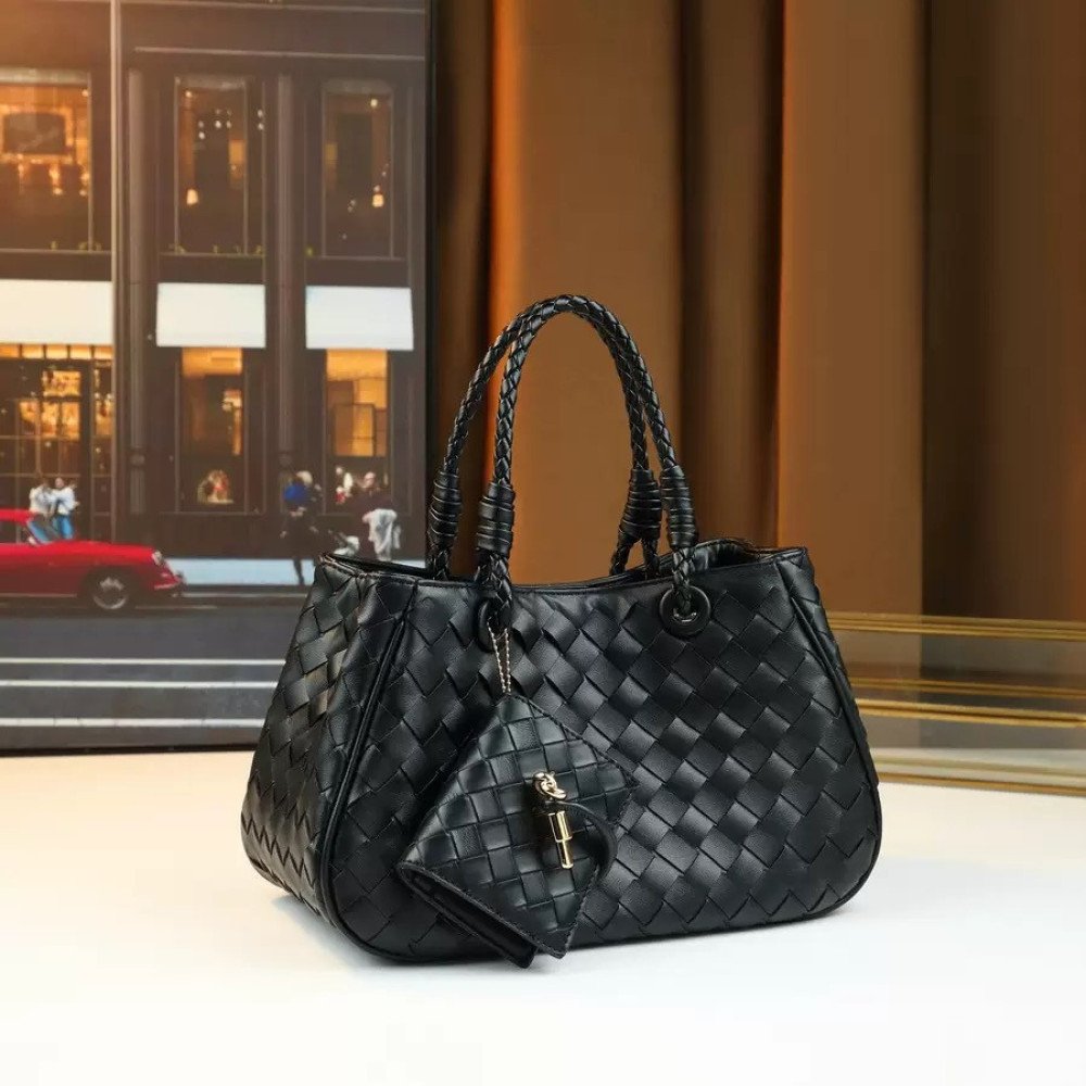 Woven Tote Handbag