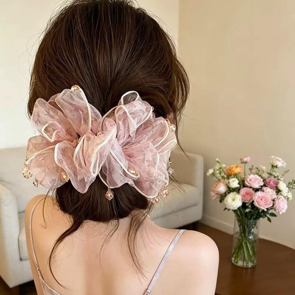 Flower Scrunchies