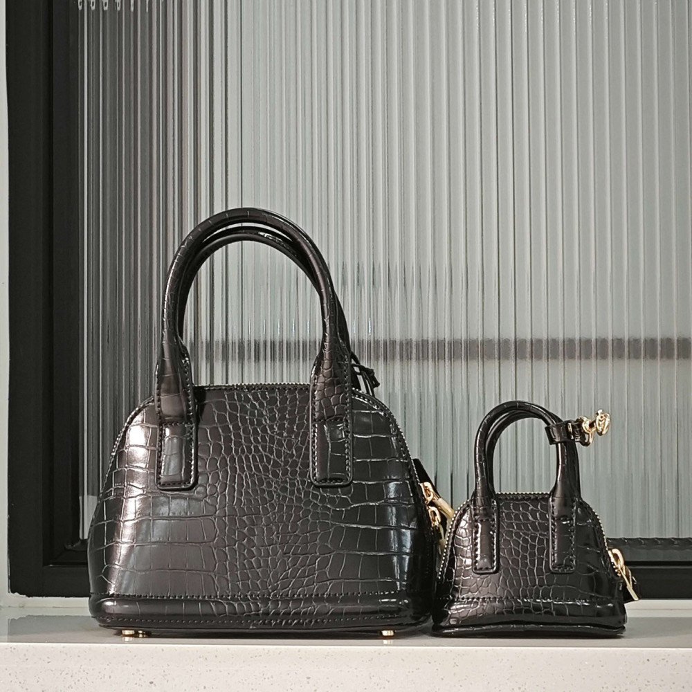 2PCS Crocodile Pattern Handbag Set
