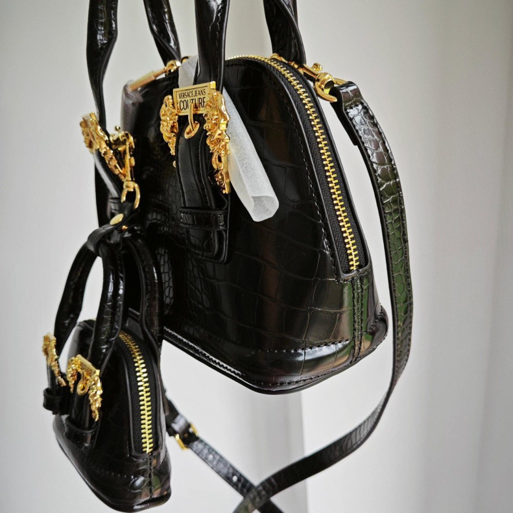 2PCS Crocodile Pattern Handbag Set