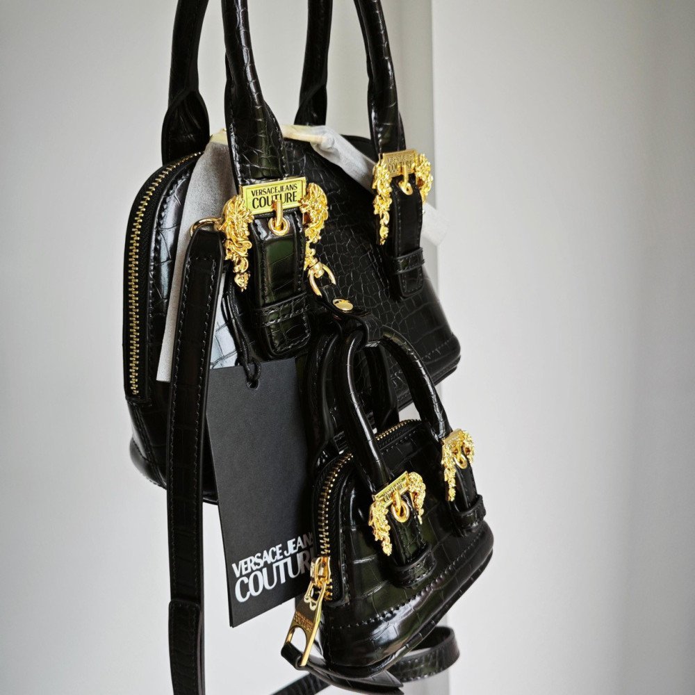2PCS Crocodile Pattern Handbag Set