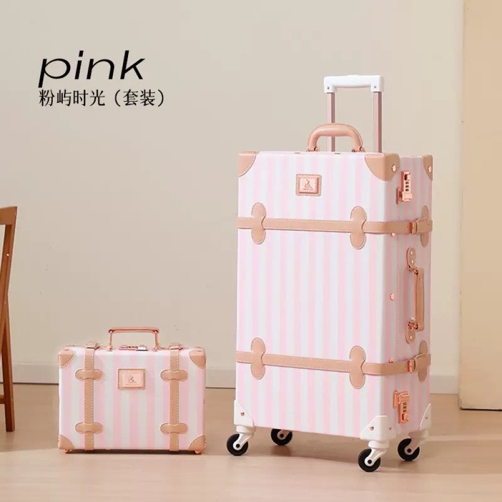 Vintage Stripped Luggage
