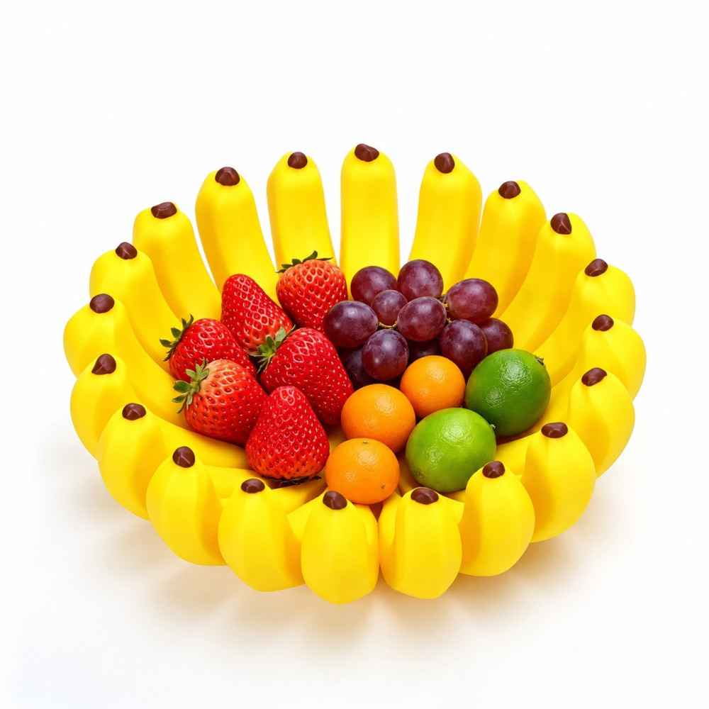 BANANA SHAPED FRUIT DISH