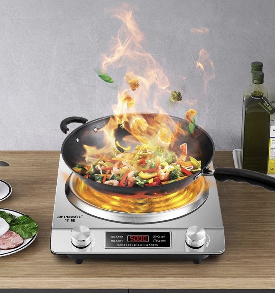 Semi spherical Induction cooker
