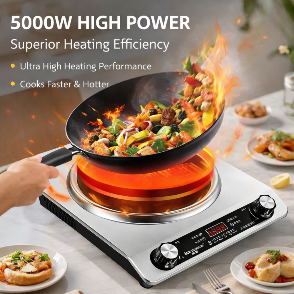Semi spherical Induction cooker