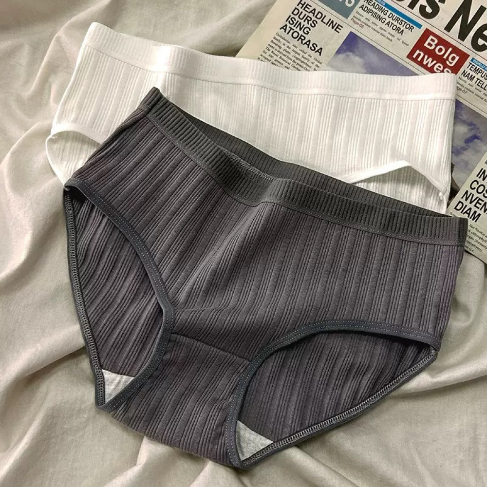 Cotton Mid Waist Panties
