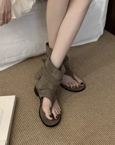 Soft Leather Thong Sandals