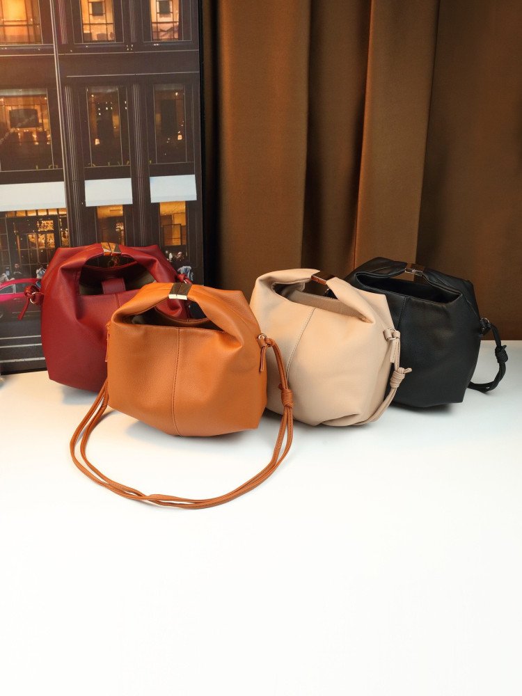 Minimalist PU Leather Crossbody Handbag