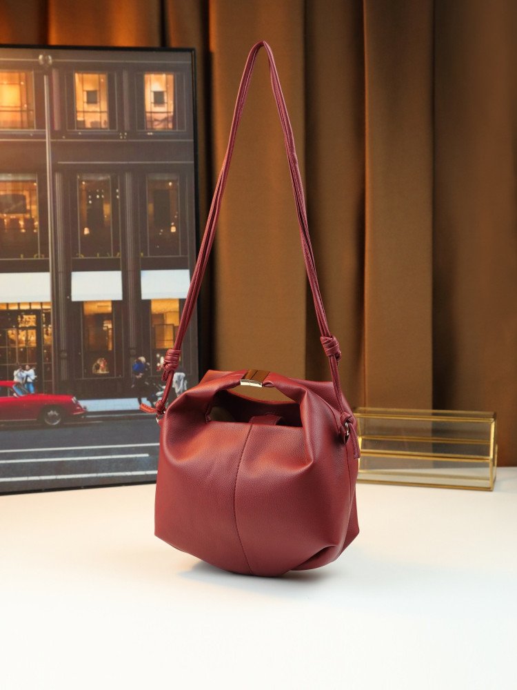 Minimalist PU Leather Crossbody Handbag