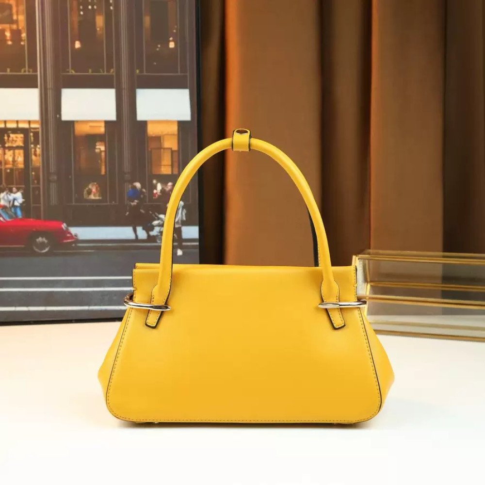 Pleated Bucket Handbag