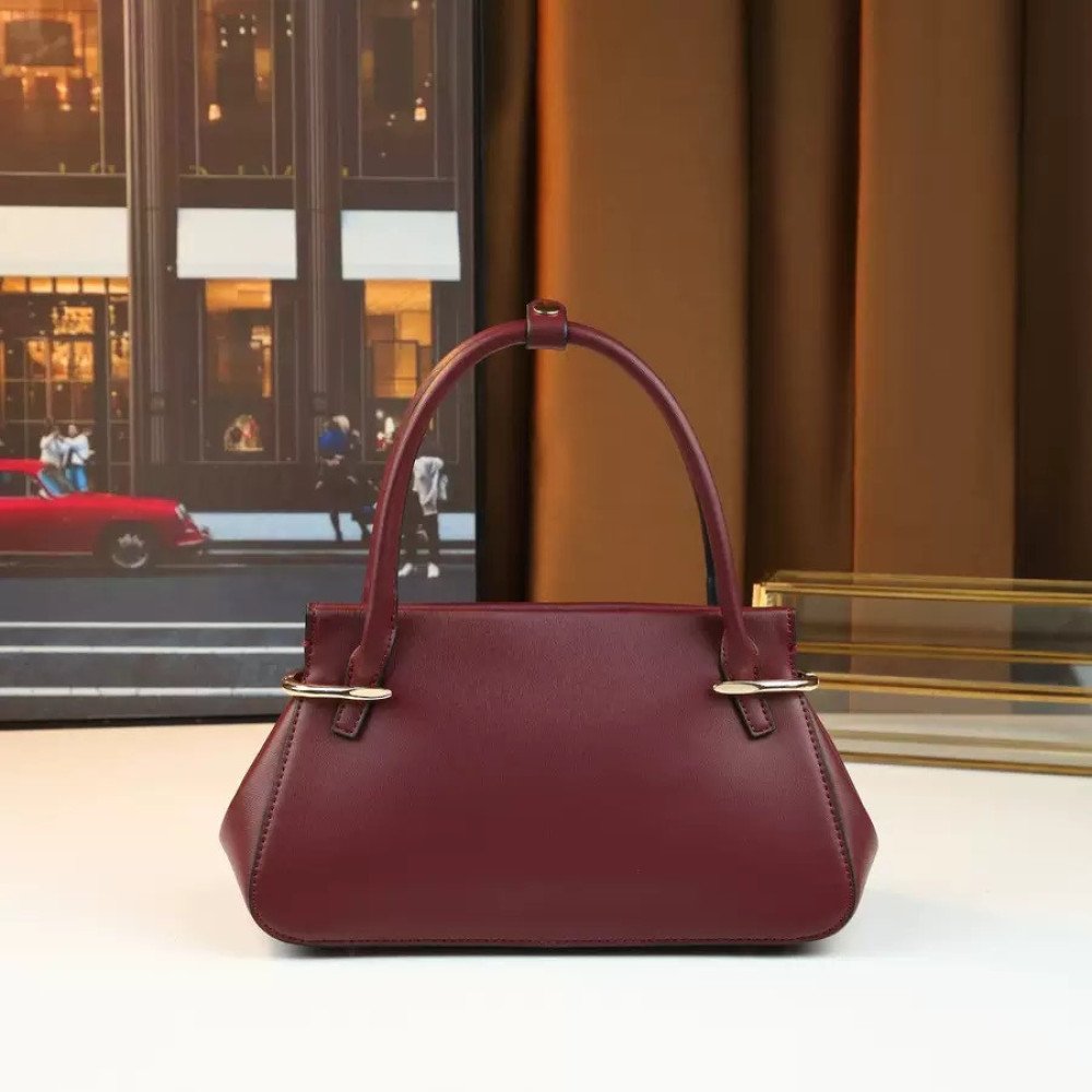 Pleated Bucket Handbag