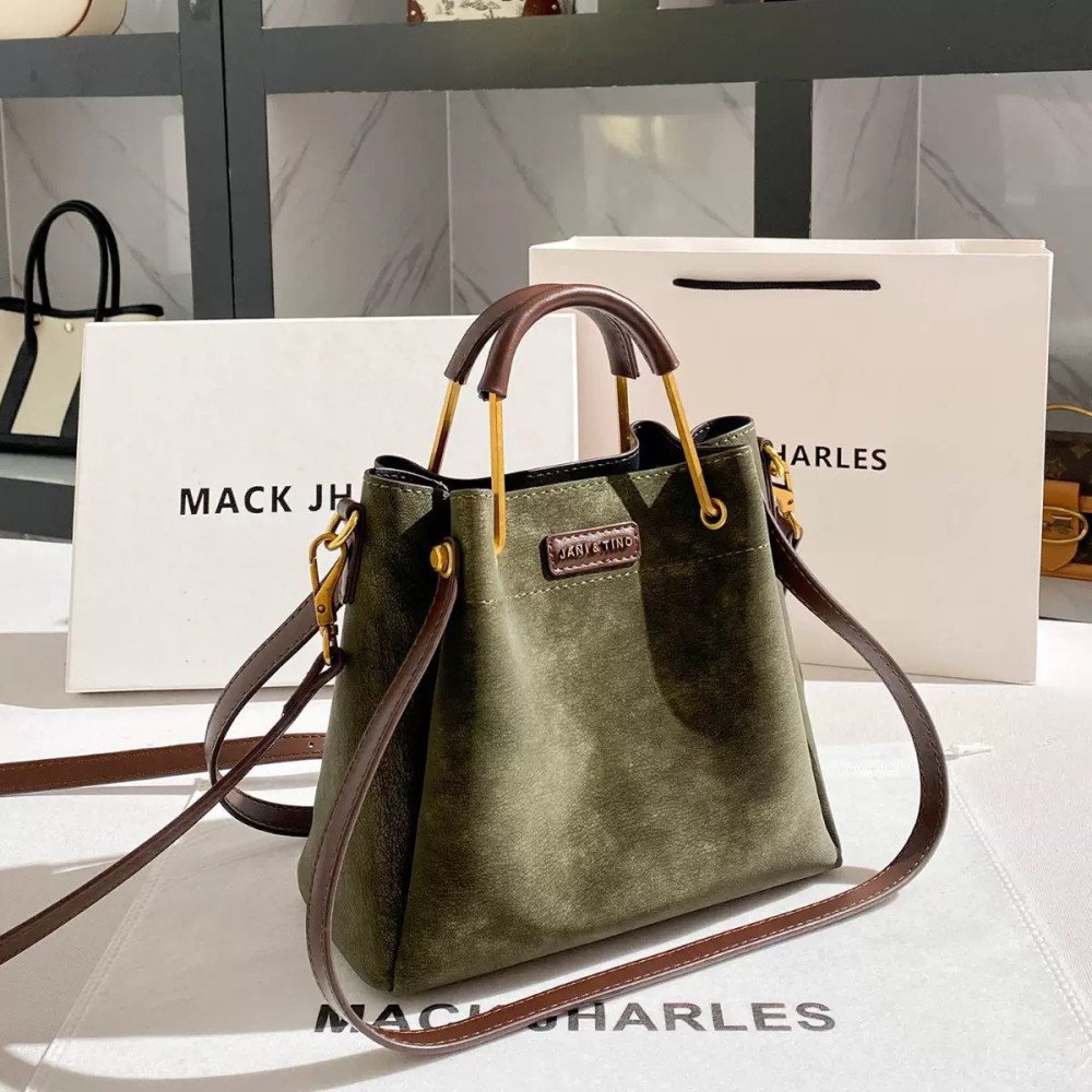 Vintage-style Tote Handbag