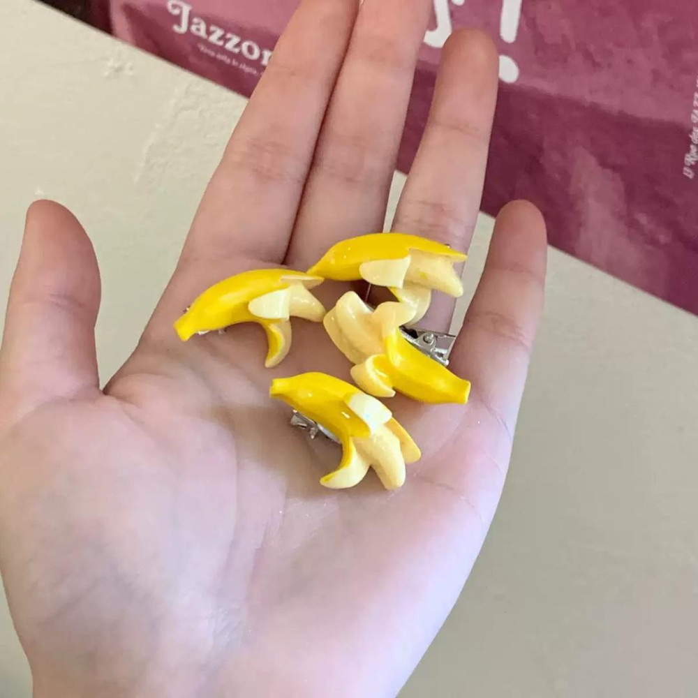 Cute Banana Hairpin