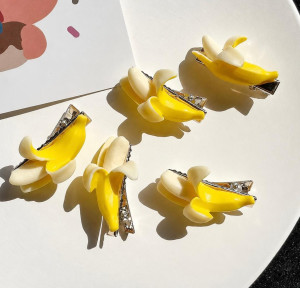 Cute Banana Hairpin