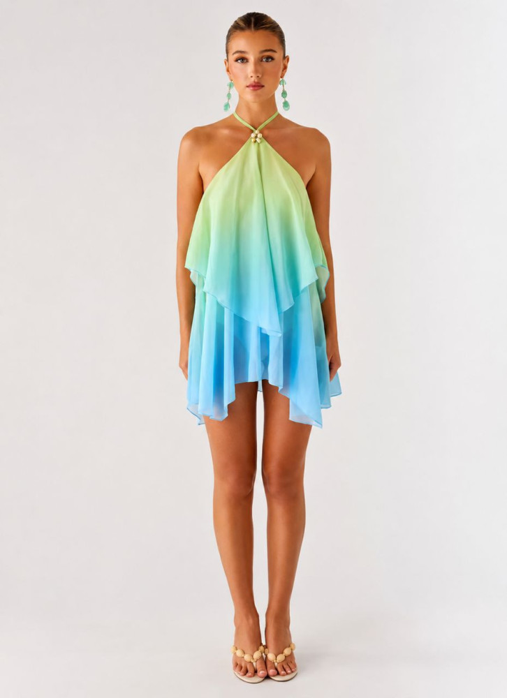 Sexy Hot Girl Irregular Hem Dress