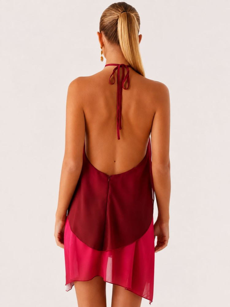 Sexy Hot Girl Irregular Hem Dress