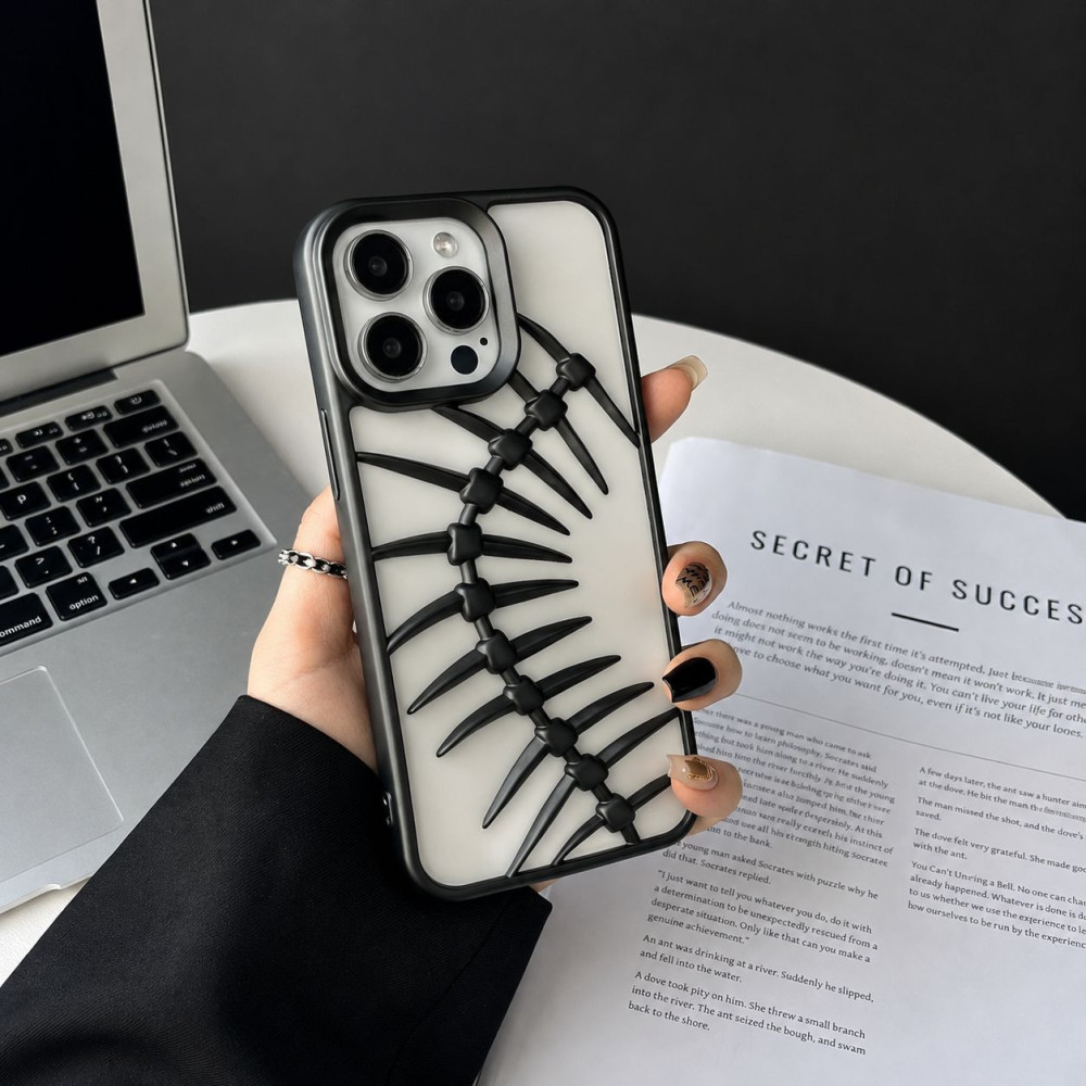 Fish Bone Pattern Phone Case